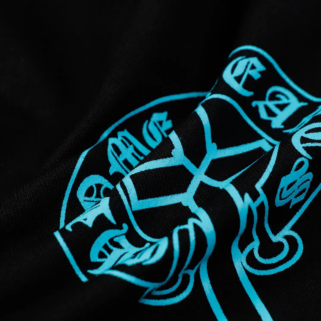 M06—P210 -Chrome Hearts/Chrome Hearts printed sweatshirt cardigan jacket -420 grams of high-density, high-quality wool, soft, delicate and skin-friendly, soft and silky to the touch, warm and skin-friendly -The hardware and zipper accessories are all customized and full of details -Colour: black -Size: S M L XL